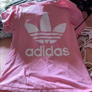 Pink size L kids Adidas shirt